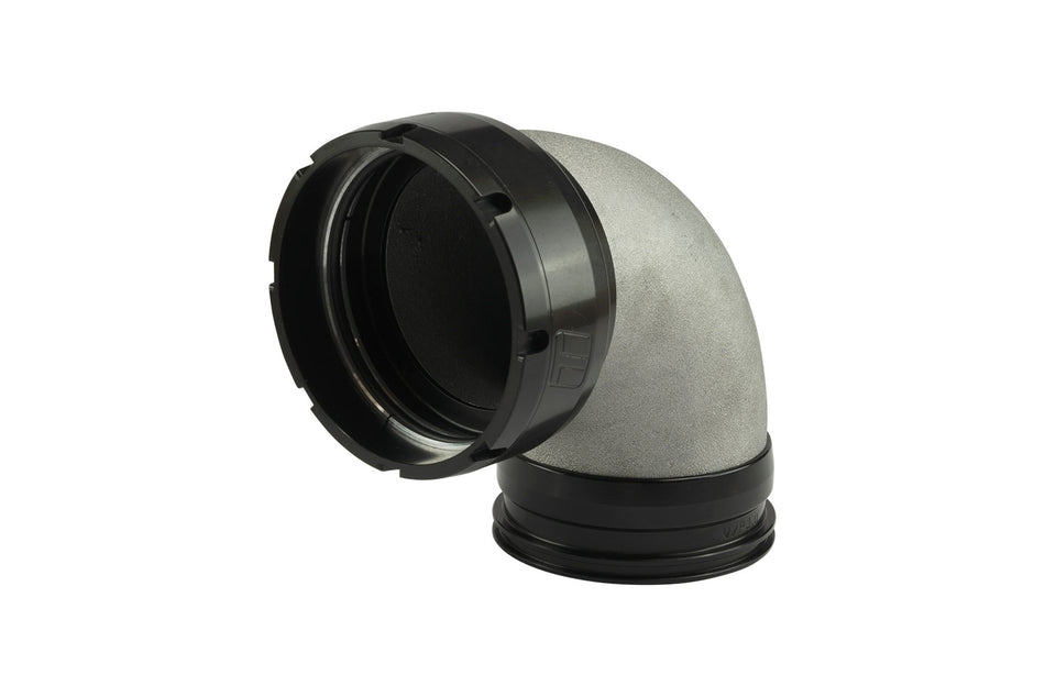 LockSleeve Turbo Adapter Compressor Outlet 3.00" to 90 Elbow Vibrant ,Plazmaclamp 3.00"