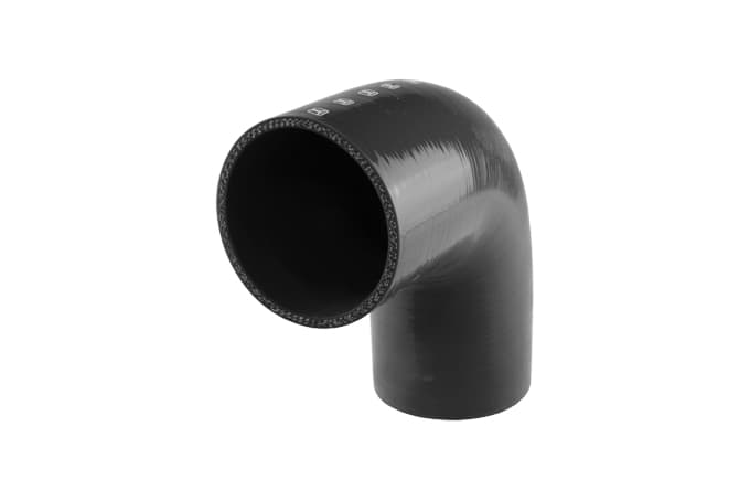 Silicon 90 Degree Hose - Elbow 3.50" (Black)