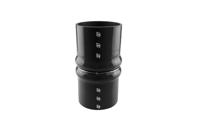 Silicon Double Hump Silicon Hose 4.00" (Black)