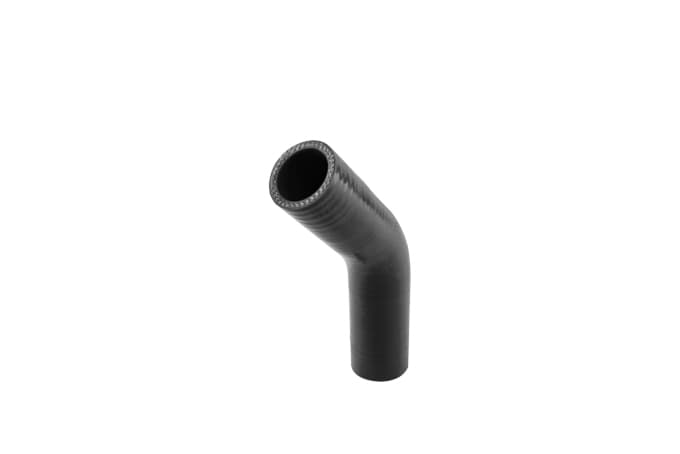 Silicon 45 Degree Silcon Hose - Elbow 1.25" (Black)